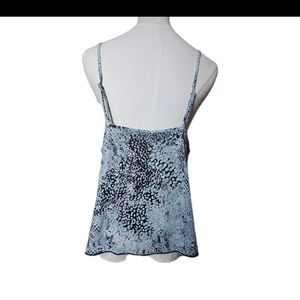 Secret Treasures Sz L Blue Black Snake Print‎ Baby dElegant Blue Patterned Dress